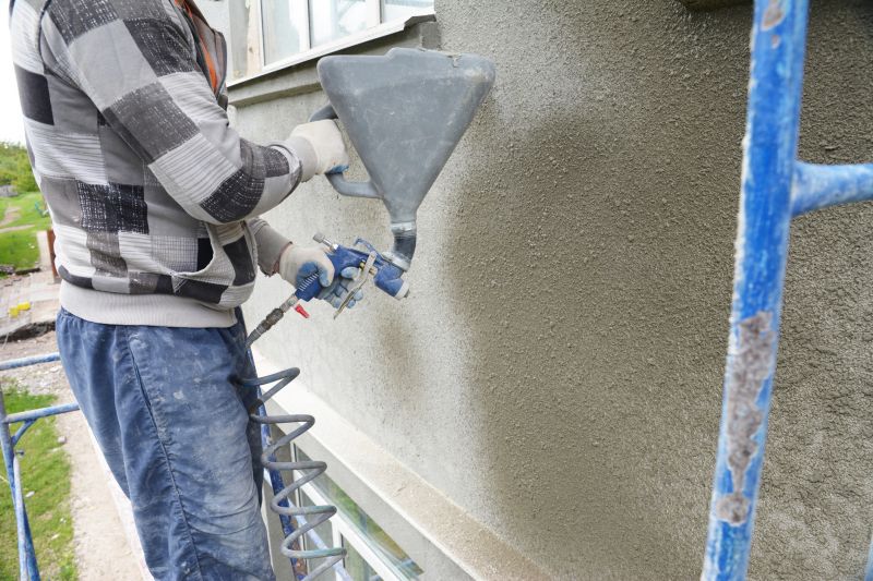 Application of Stucco Coating
